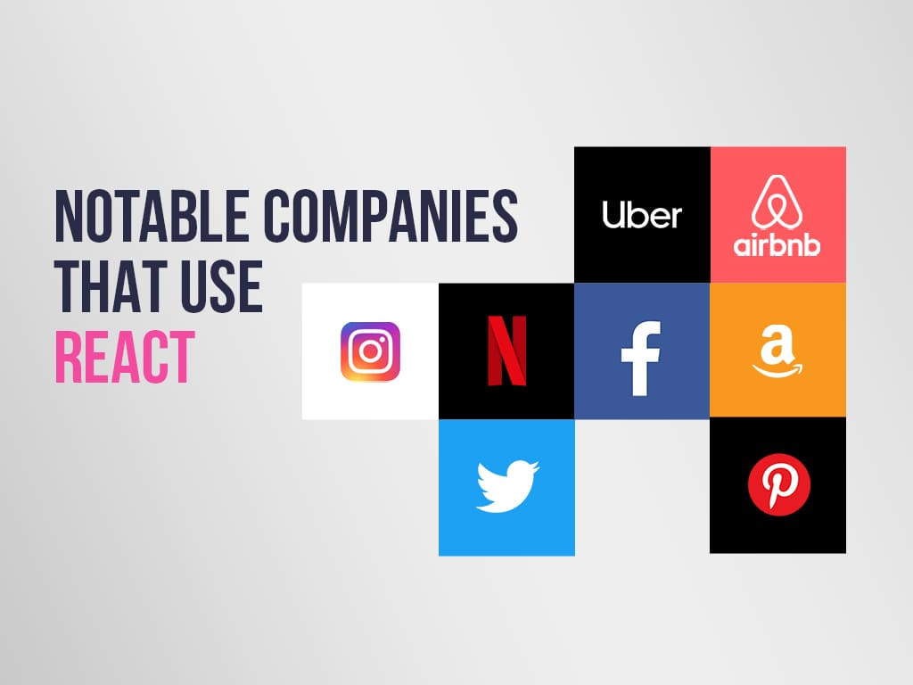 Notable companies that use React