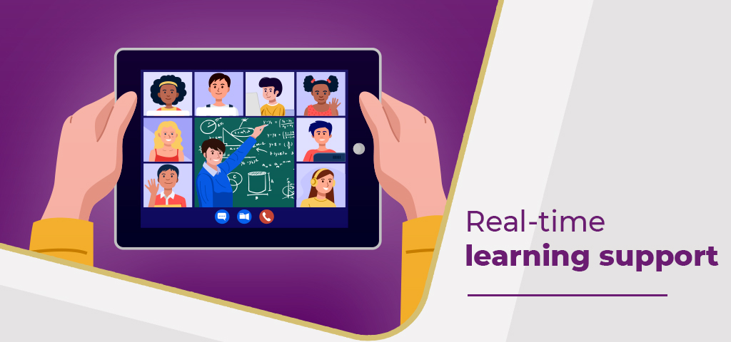 Real-time learning support