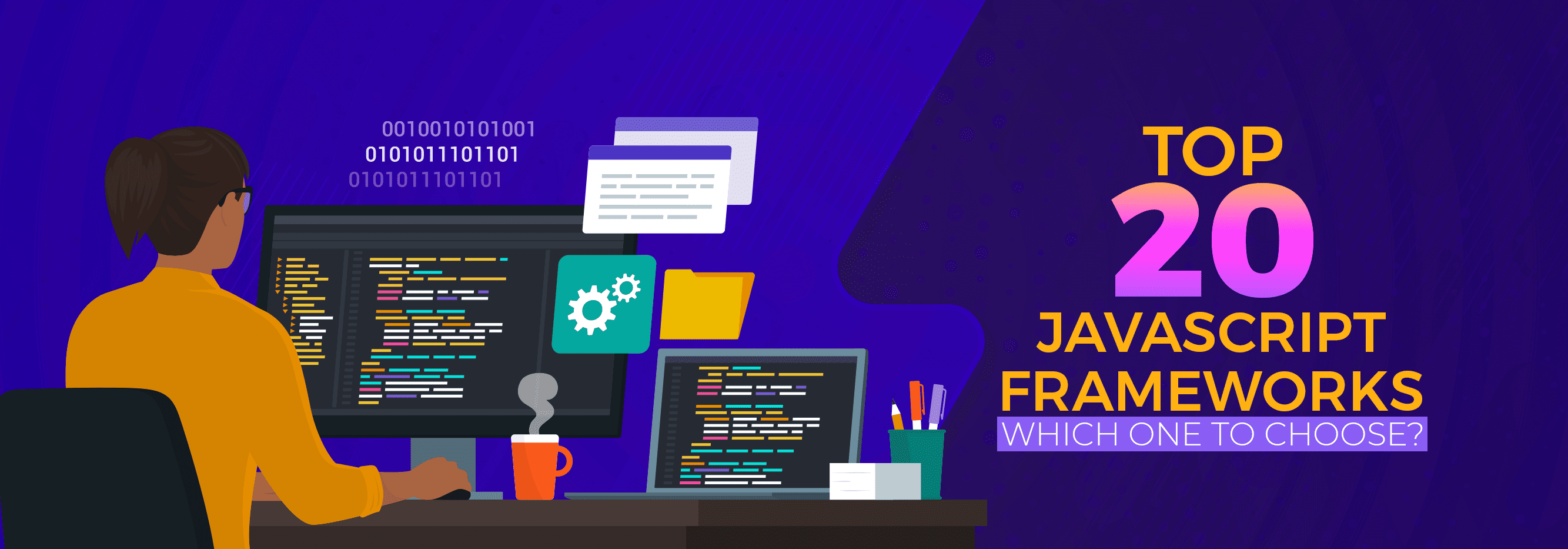 Top 20 JavaScript Frameworks Which One To Choose_banner